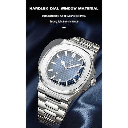 POEDAGAR 613 Men's Luxury Watch | Waterproof Luminous Quartz-41mm