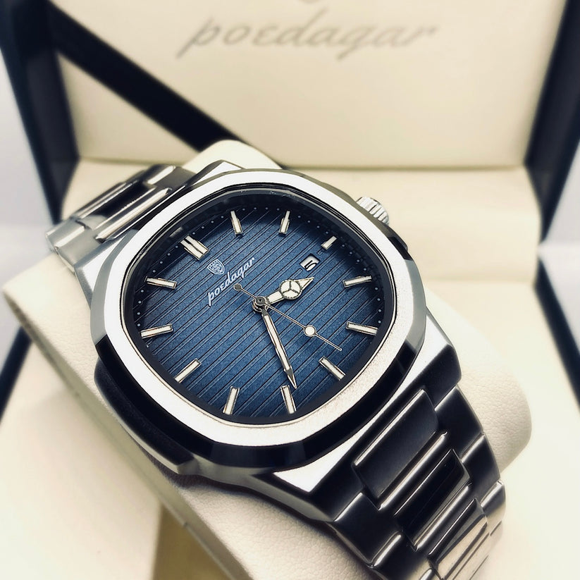 POEDAGAR 613 Men's Luxury Watch | Waterproof Luminous Quartz-41mm